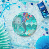 マーメイド紙プレート ペーパープレート (パーティー)