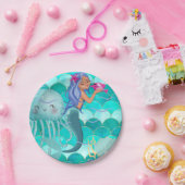 マーメイド紙プレート ペーパープレート (パーティー)