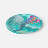 マーメイド紙プレート ペーパープレート (アングル)