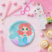 マーメイド紙プレート ペーパープレート (パーティー)