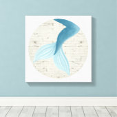 マーメイド絵を描コレクション キャンバスプリント (インサイチュ (ウッドフロア))