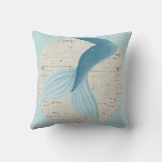 マーメイド絵を描コレクション クッション (裏面)