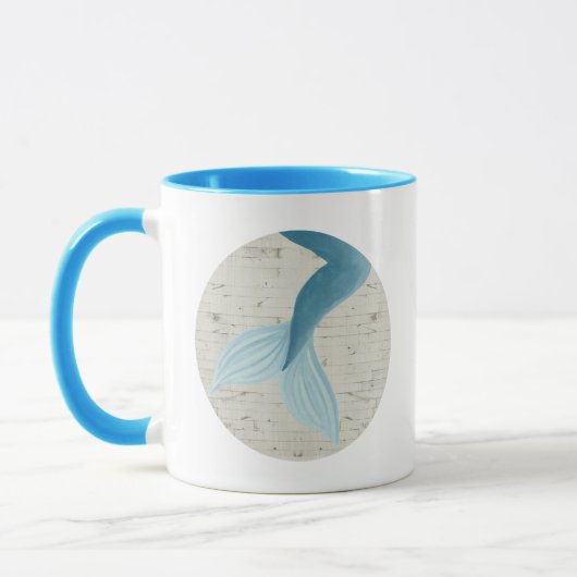 マーメイド絵を描コレクション マグカップ (左)