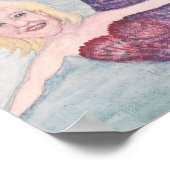 マーメイド絵画イラストレーション ポスター (角)