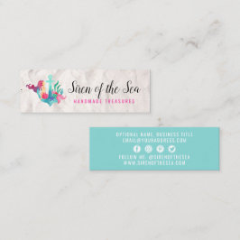 マーメイド航海のオンいかり水彩ソーシャルメディア スキニー名刺
