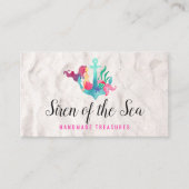 マーメイド航海のオンいかり水彩ソーシャルメディア 名刺 (正面)