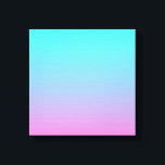 マーメイド色グラデーション紫色のピンクのアクアグラデーション キャンバスプリント<br><div class="desc">マーメイドカラーグラデーション紫のピンクのアクアグラデーションホームアクセサリー。マーメイドカラーズルームアクセサリー</div>