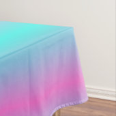 マーメイド色グラデーション紫色のピンクのアクアグラデーション テーブルクロス (インサイチュ)