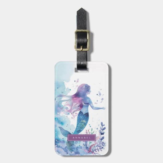 マーメイド荷物タグ ラゲッジタグ (正面縦)