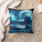 マーメイド装飾用クッションとe.e.カミングス詩 クッション (ブランケット)