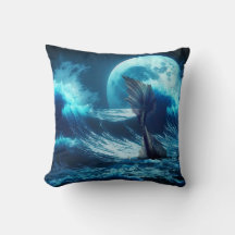 マーメイド装飾用クッションとe.e.カミングス詩