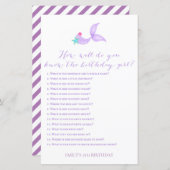 マーメイド誕生日の女の子を知ってるか (正面/裏面)