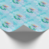 マーメイド誕生日アンダーザシー ラッピングペーパー (角)