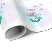 マーメイド誕生日アンダーザシー ラッピングペーパー (ロールコーナー)