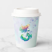 マーメイド誕生日アンダーザシー 紙コップ (裏面)