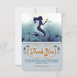 マーメイド誕生日サンキュー サンキューカード