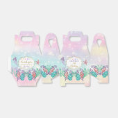 マーメイド誕生日ザシーアンダーザシーパーティーありがとう フェイバーボックス (折り畳みなし)