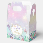 マーメイド誕生日ザシーアンダーザシーパーティーありがとう フェイバーボックス (オープン)