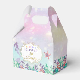 マーメイド誕生日ザシーアンダーザシーパーティーありがとう フェイバーボックス