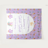 マーメイド誕生日バックドランドタペストリー タペストリー (正面(横))