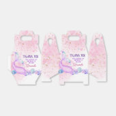 マーメイド誕生日パーティーありがとう フェイバーボックス (折り畳みなし)