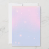 マーメイド誕生日パーティーの招待 招待状 (裏面)