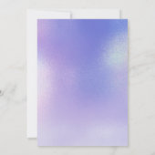 マーメイド誕生日パーティーの招待 招待状 (裏面)