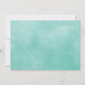 マーメイド誕生日パーティーの招待 招待状 (裏面)