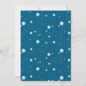 マーメイド誕生日パーティーの招待 招待状 (裏面)