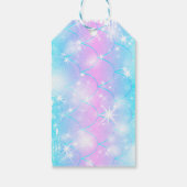 マーメイド誕生日パーティーサンキュークラシック ギフトタグ (裏面)