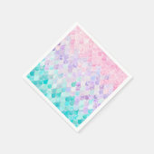 マーメイド誕生日パーティー用品、紙ナプキンス スタンダードカクテルナプキン (角)