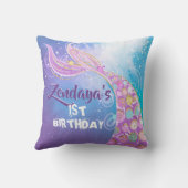 マーメイド誕生日パーティー クッション (裏面)