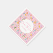 マーメイド誕生日パーティー スタンダードカクテルナプキン (角)