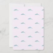 マーメイド誕生日パーティー 招待状 (裏面)