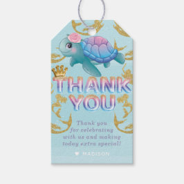 マーメイド誕生日ピンクブルー ギフトタグ