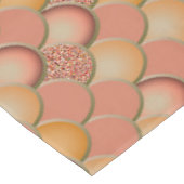 マーメイド誕生日ブラウンオレンジはかりで測テーブルクロス テーブルクロス (アングル)