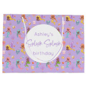 マーメイド誕生日ラージ抱き枕 ラージペーパーバッグ (裏面)