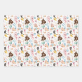 マーメイド誕生日包装紙シート ラッピングペーパーシート (正面)