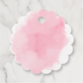 マーメイド誕生日招待状 フェイバータグ (裏面)