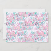 マーメイド誕生日招待状 招待状 (裏面)