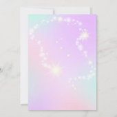 マーメイド誕生日招待状 招待状 (裏面)