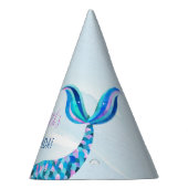 マーメイド誕生日紙パーティー帽子 パーティーハット (右)