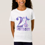 マーメイド誕生日2nd Birthday Tシャツ<br><div class="desc">おもしろいデザイン2歳の女の子。</div>