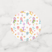 マーメイド誕生日 コンフェッティ (スモール正面)