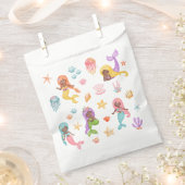 マーメイド誕生日 フェイバーバッグ (クリップ留めされた状態)