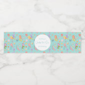 マーメイド誕生日 ペットボトルラベル (シングルラベル)