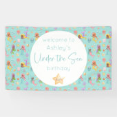 マーメイド誕生日 横断幕 (横)