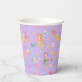 マーメイド誕生日 紙コップ (裏面)