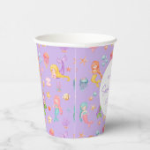 マーメイド誕生日 紙コップ (右)