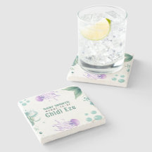 マーメイド赤ちゃんカラフルシャワークラゲ水彩